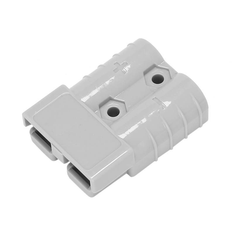 For Anderson Style Plug Connectors 50A 600V 6-12AWG AC/DC Power Tool for 6AWG Plated Solid Terminals Plugs Gray