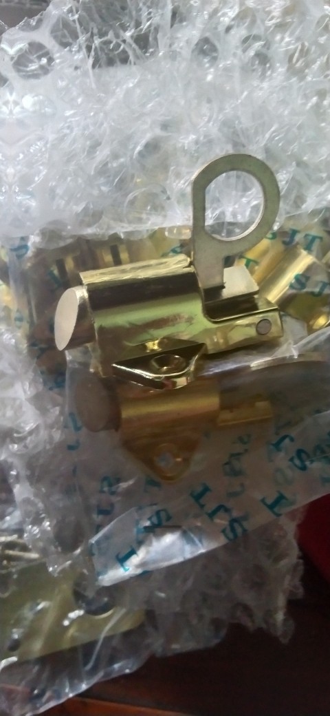 Grendel Kodok Murah / Grendel Jendela / Window Latch Nikel & Kuning