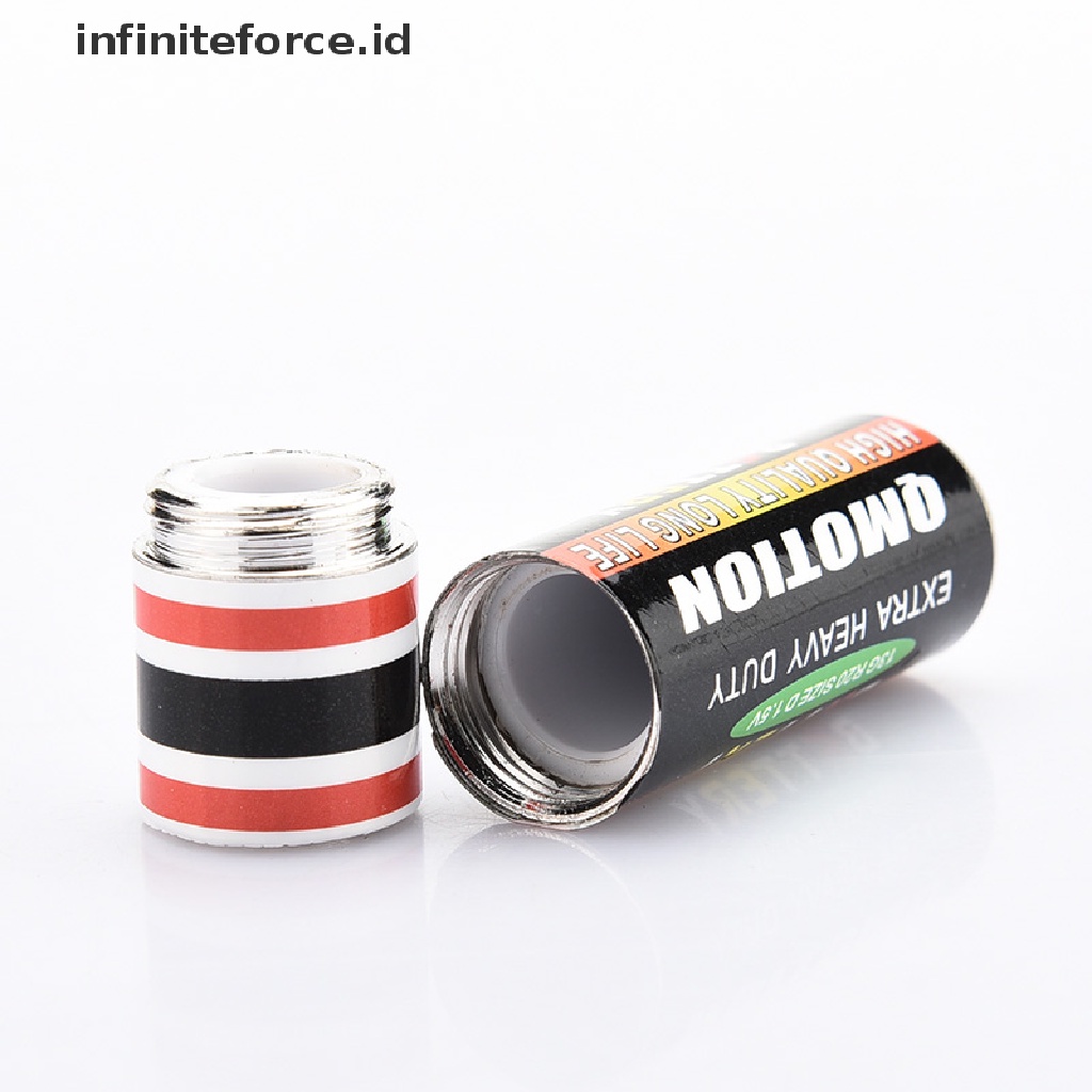 (Infiniteforce.Id) Kotak Obat / Pil Bentuk Baterai Aa