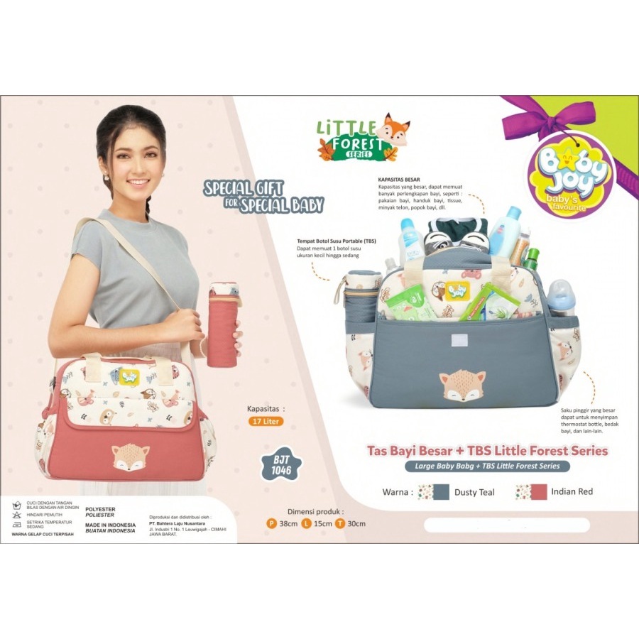 Baby Joy Tas Bayi Besar + TBS Little Forest Series - BJT 1046