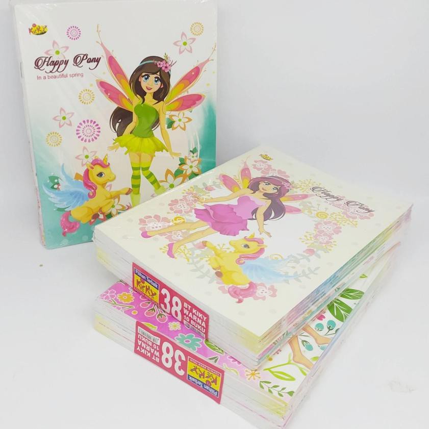

Super Sale 0HJHR Buku Tulis KIKY 38 Lembar - 1 Pack Isi 10 Buku - Kertas Berwarna 48 Dijual Murah