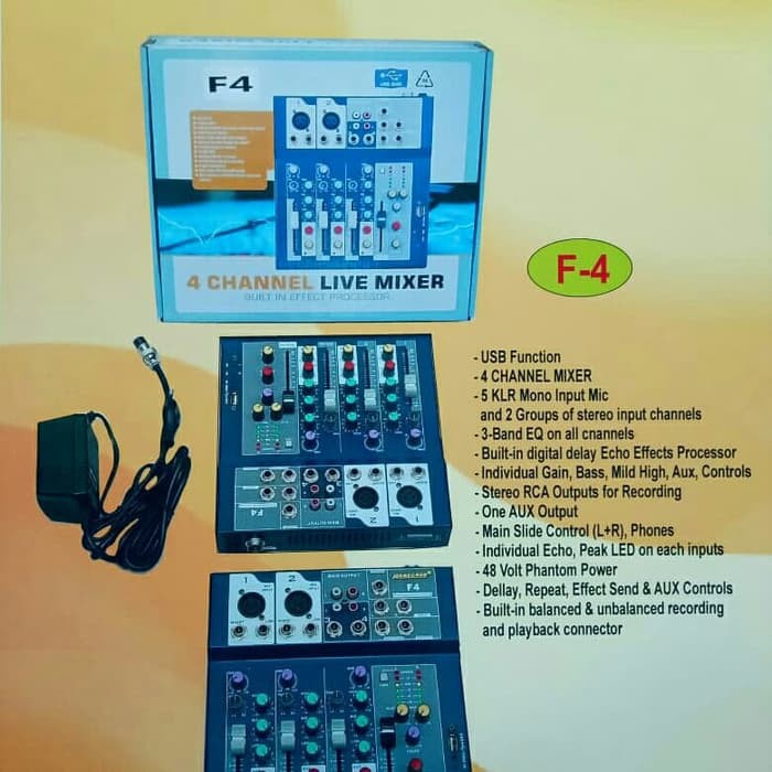 Ampli Mixer F4