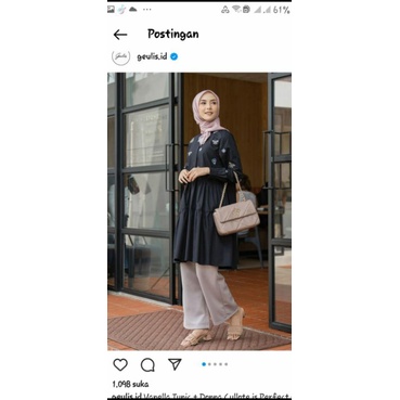 Geulis Vanella Tunic