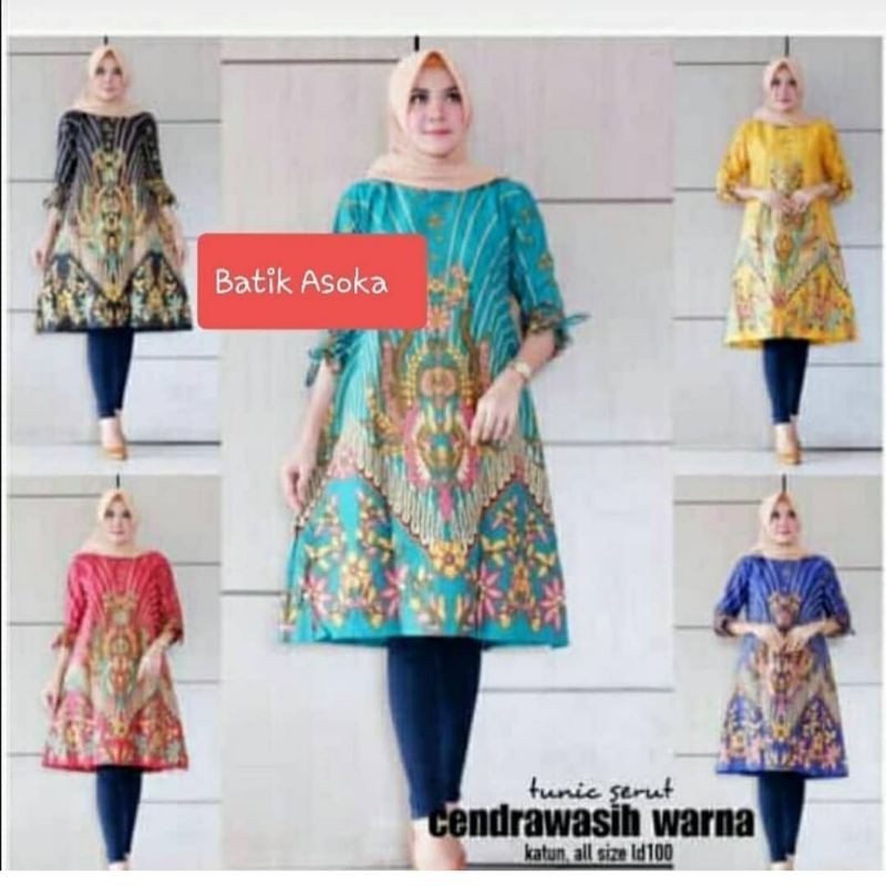 Tunik Batik Solo Katun