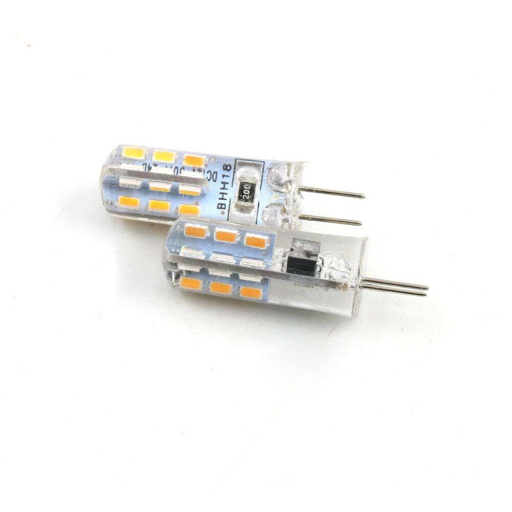 Lanfy G4 Lampu Bohlam LED Mini Silica gel 24lampu SMD G4 1.5W DC 12V Ganti Bohlam Halogen