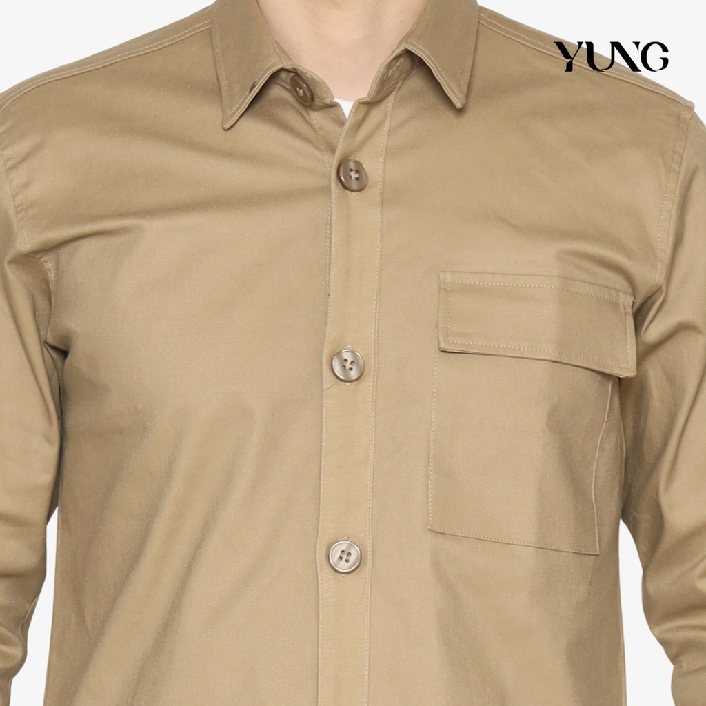 Kemeja Canvas Overshirt YUNG