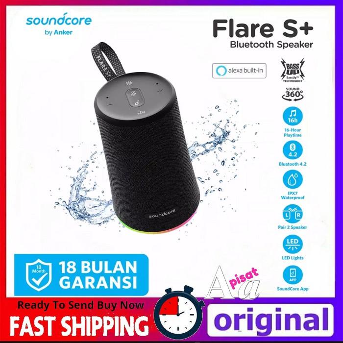 Speaker Bluetooth Anker Soundcore Flare S Plus Audio Original