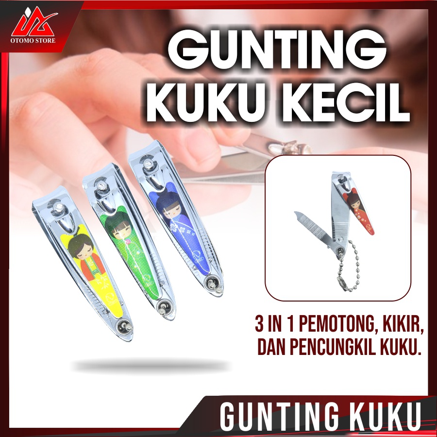 GUNTING KUKU KECIL Perawatan Tangan Pemotong Kuku Motif Cantik Tajam Kekar Awet Original