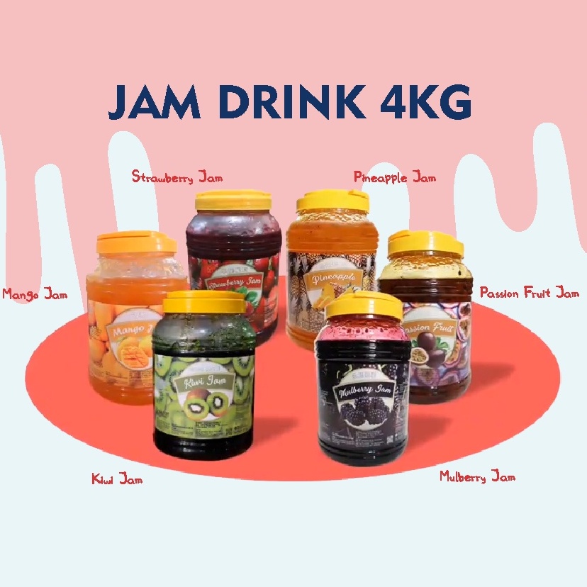 Jam Drink / Selai jam minuman aneka rasa 4kg