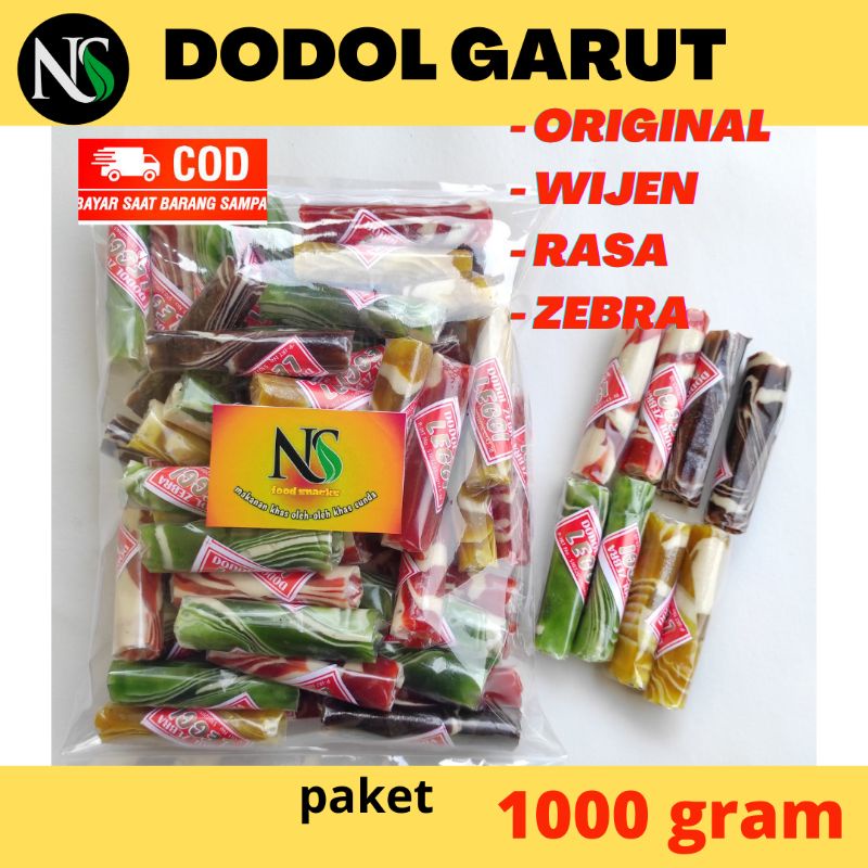 DODOL GARUT ZEBRA PAKET 1 KG MAKANAN KHAS CEMILAN KHAS GARUT OLEH OLEH BANDUNG GARUT