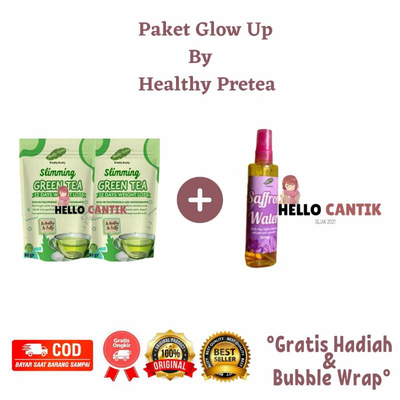 

Paket Glow Up Healthy Pretea