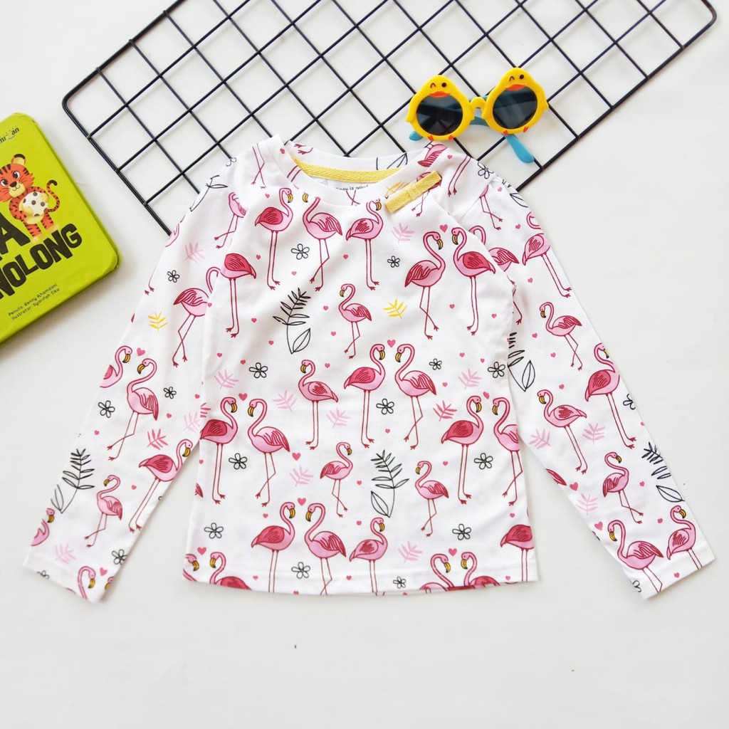  KAOS  ANAK  CEWE LENGAN PANJANG WARNA PINK KAOS  ANAK  CEWE 