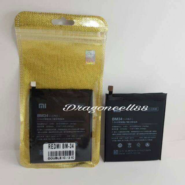 Baterai XIAOMI Note PRO BM34 ORIGINAL 100%(Bukan Ori 99)