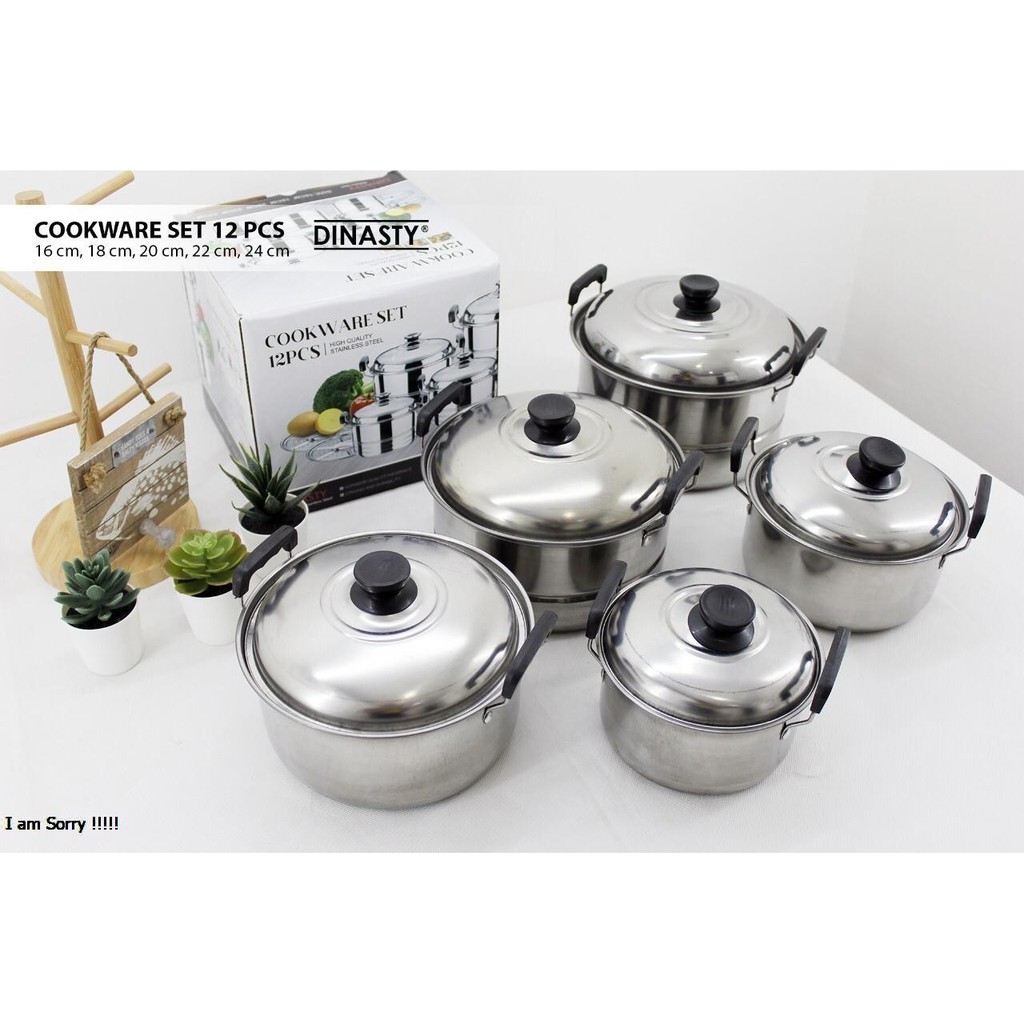 PANCI DINASTY 5 PCS STEAMER / PANCI DINASTY 1 SET ISI 5 MURAH / DANDANG / KUKUSAN / AMERICA HIGH POT