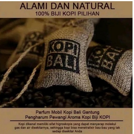 PARFUM GANTUNG KOPI BALI PENGHARUM RUANGAN