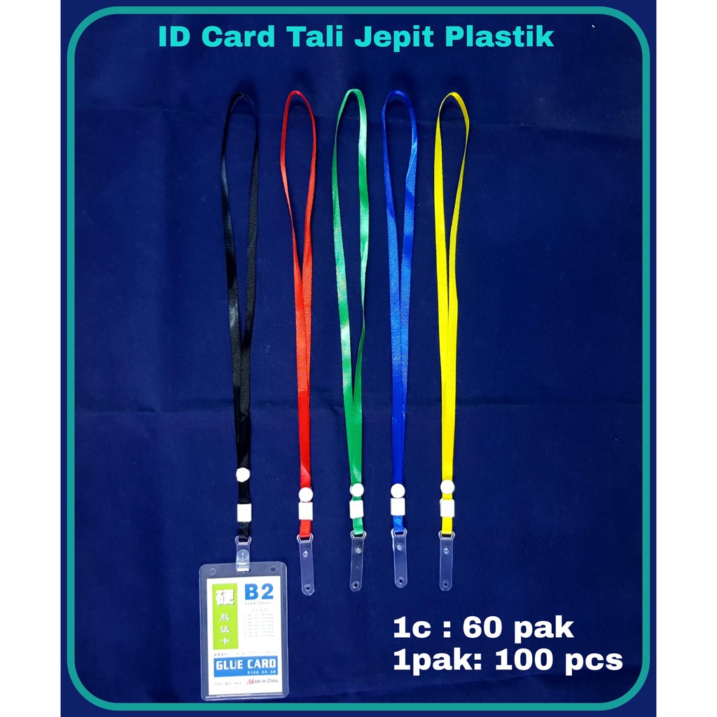 

ILP ID Card Tali Kancing Plastik / Lanyard ID Card / Tali Lanyard
