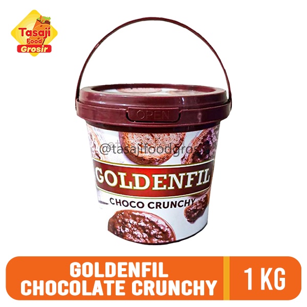 

Goldenfil Chocolate Crunchy 1KG selai cokelat, coklat crispy