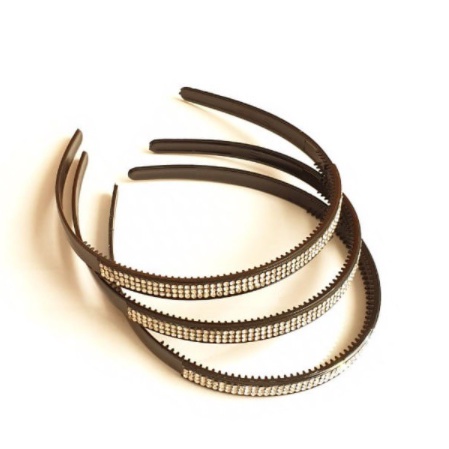 dailybar - Bando Permata 3 baris / Diammond Korea Headband / Bandana Diamond Permata/ Bando Mute Hit