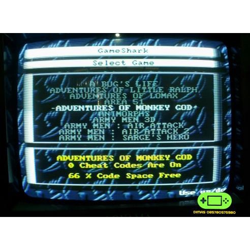 Game Shark PS1 PS 1 PS One Slim Gameshark PS1 Lengkap