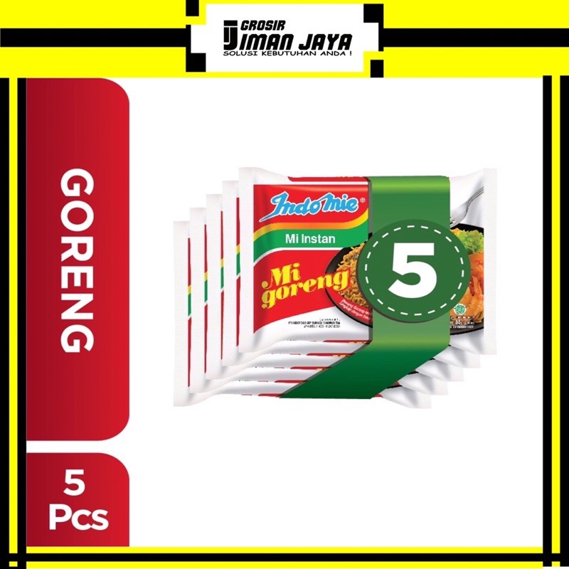 

Indomie Mie Goreng (5 pcs)