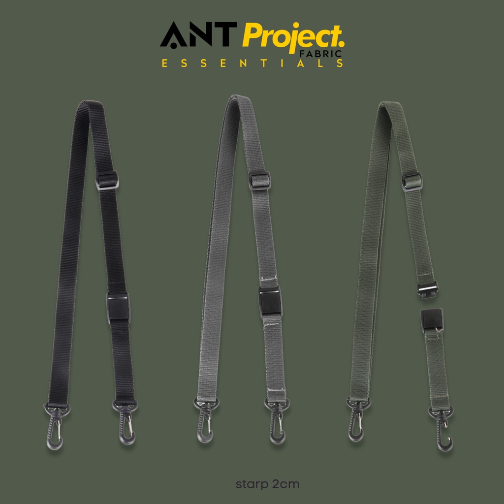 ANT PROJECT - Strap Selempang 2 in 1 Ukuran 130cm X 2cm