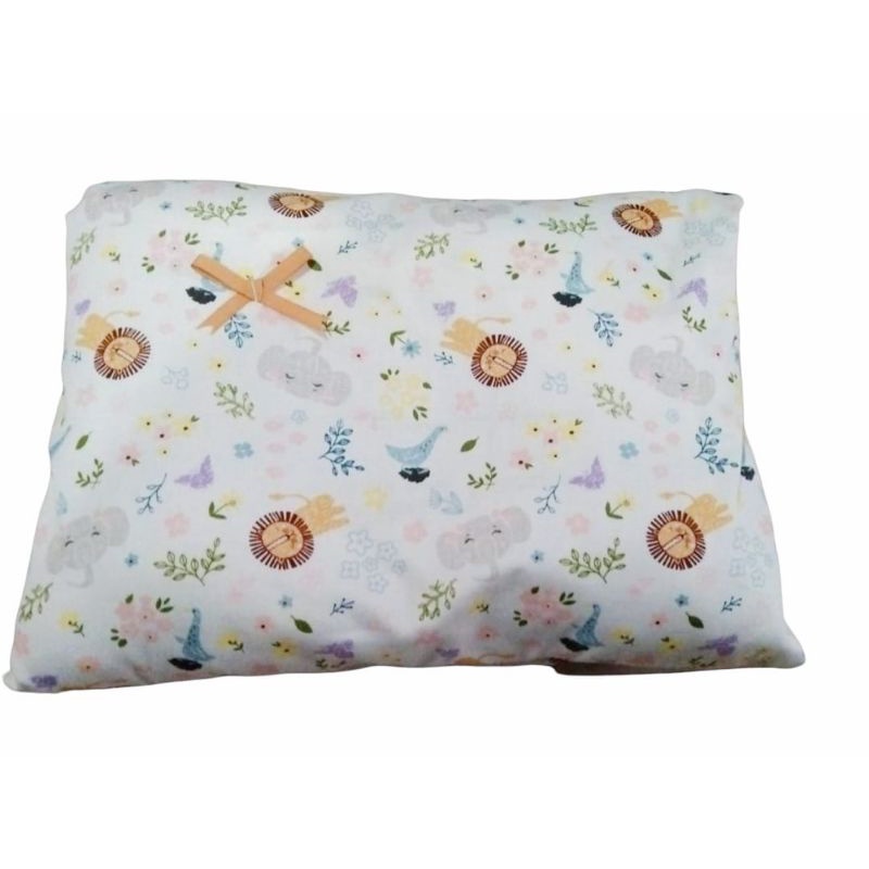 Bantal peang bayi bahan katun jepang lembut (sarung bantal bisa dilepas)