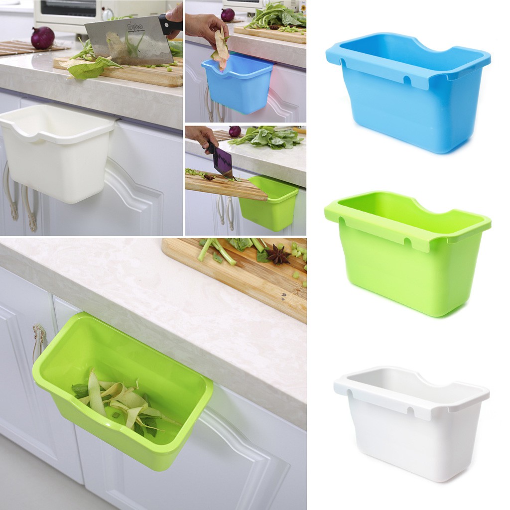 Plastic Kitchen Cabinet Door Hanging Trash Garbage Can Bin Rubbish Container Shopee Indonesia