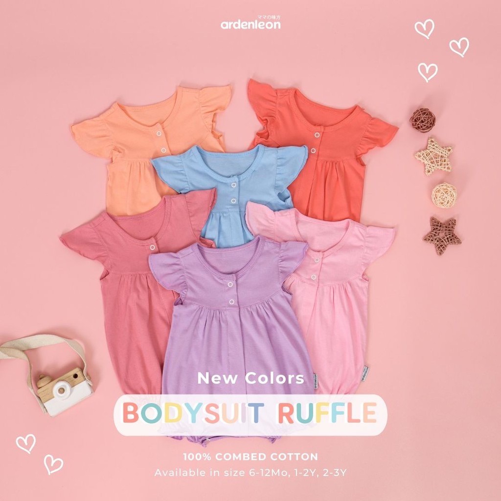 ARDENLEON  Bodysuit Ruffle 6 bulan - 3 Tahun CBKS