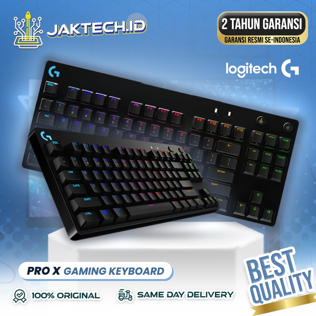 Logitech Pro X Keyboard Gaming Esport ORIGINAL DAN GARANSI