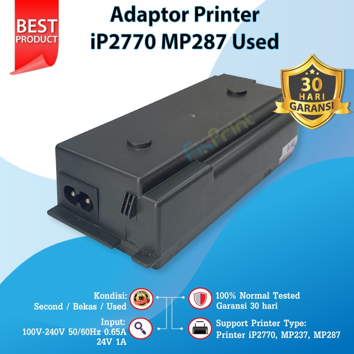 Adaptor Printer Canon MP287 MP237 iP2770 Power Supply Printer ip2770 mp287 mp237 Original