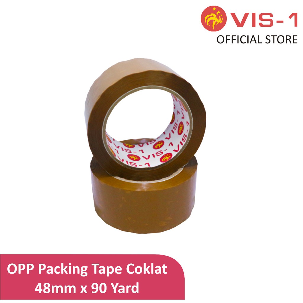 

ISOLASI - SOLATIP / LAKBAN COKELAT VIS-1 uk 48mm X 90 yrd