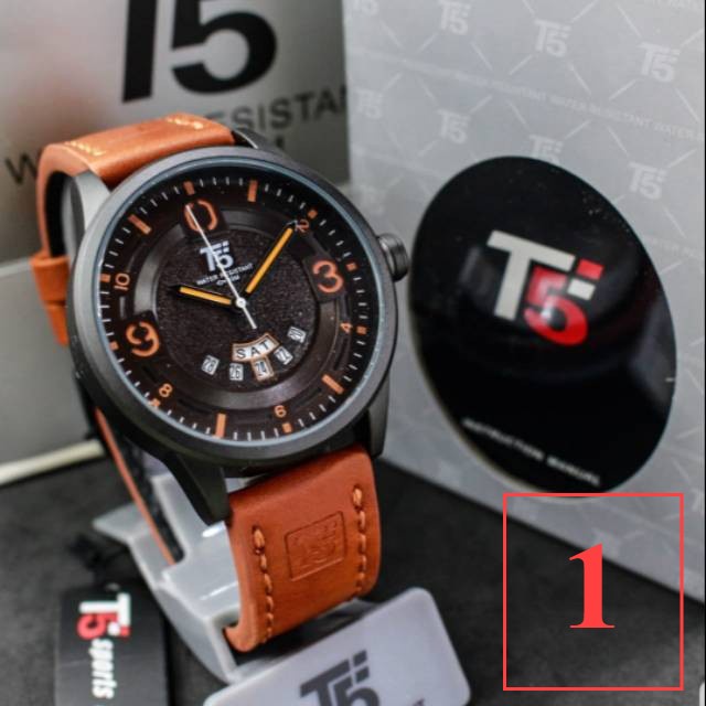 Jam Tangan Pria T5 H3581 T5 H 3581 original bergaransi free box