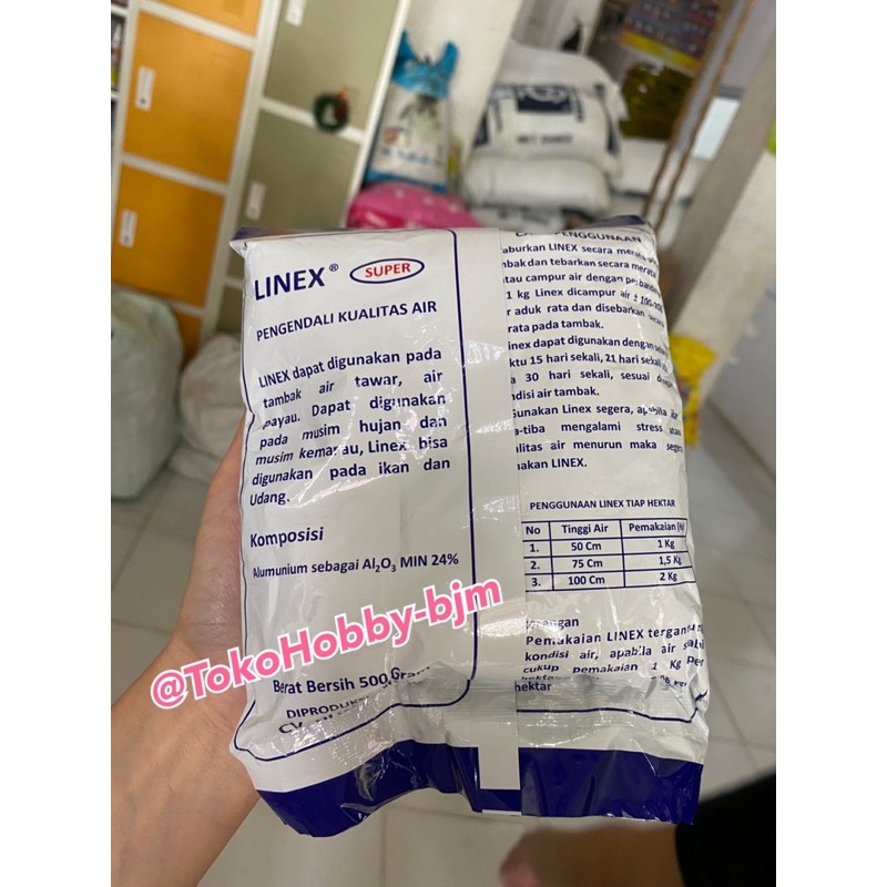 Linex 500 gr untuk bertambak ikan dan udang - linex super 500gr tambak ikan udang vitamin obat air