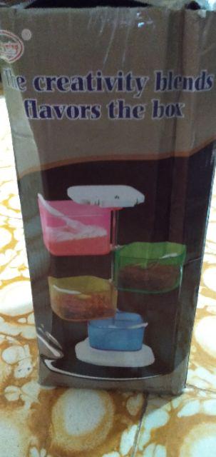 Tempat Bumbu 4 In 1 / Rak Bumbu