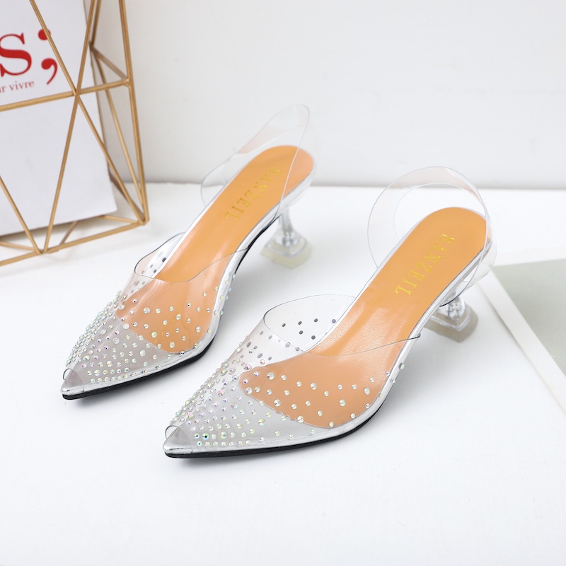 [COD] 0001 SANZEIL Diamond Flat Shoes 3cm 7cm