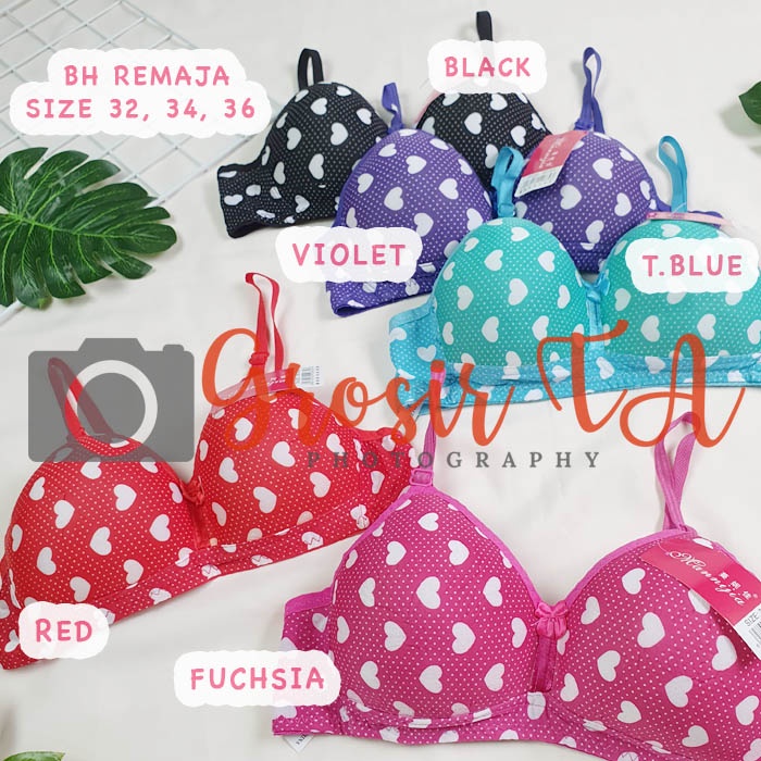 GTA Bra Bh Remaja Busa Tanpa Kawat Bh Wanita Perempuan Cup Kecil Beha Cewek Kutang Anak Sd SMP Size 