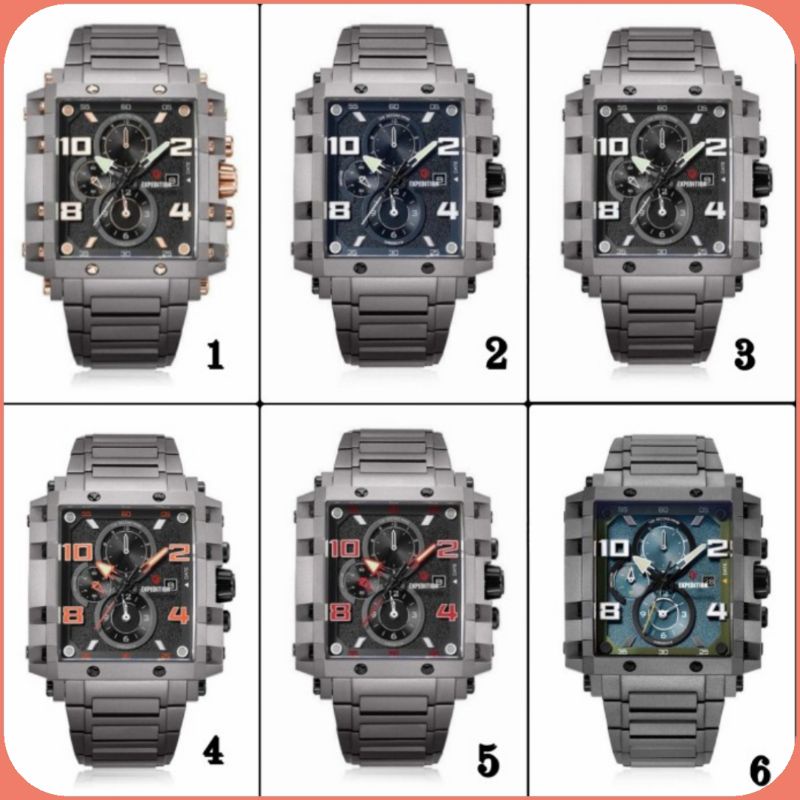 Jam Tangan Pria Expedition Titanium 6757 E6757 E 6757 | Original