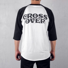 KAOS RAGLAN CROSSOVER | GOFRO WHITE BLACK