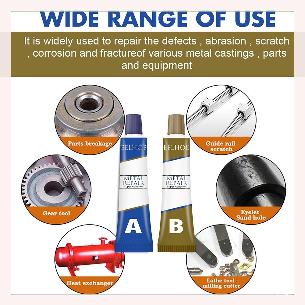 [BISA COD] Kafuter Lem Super Kuat A + B Untuk Reparasi Metal / Baja / Radiator / Kebocoran Air / Lem besi [BARU]