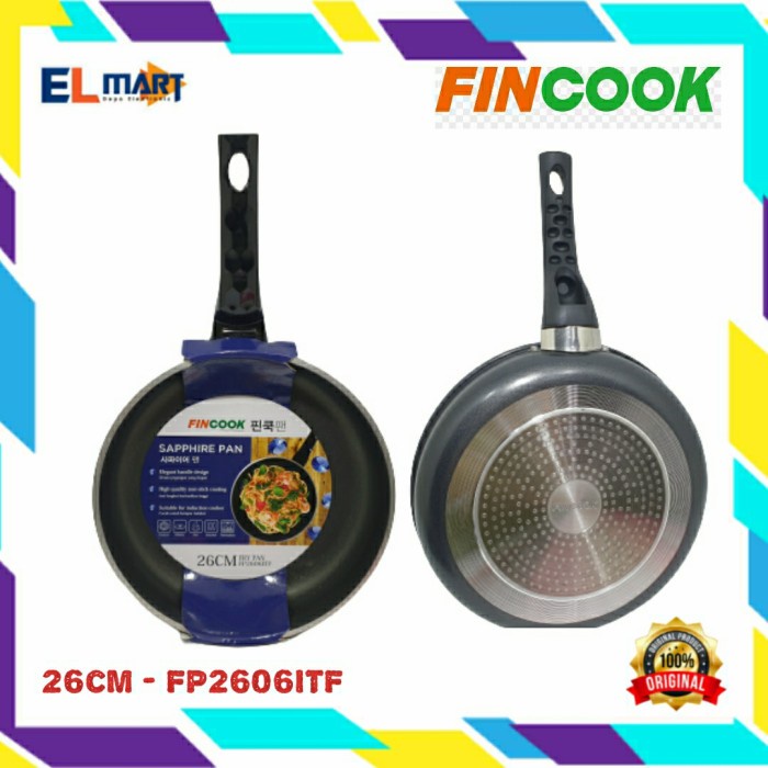 Frypan Fincook Saphire Pan Anti Lengket Premium 26cm FP2606ITF Induksi