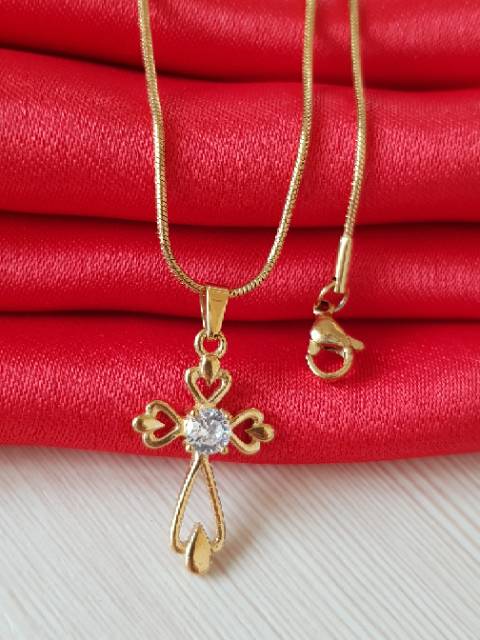 Kalung Salib Fashion Titanium Import SG05