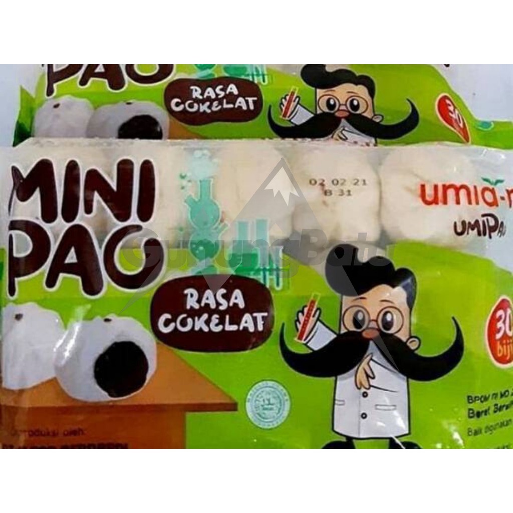 

UMIAMI MINIPAO COKLAT ISI 15PCS / 30 PCS 480 GRAM