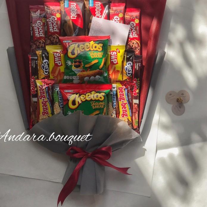 

Kirim LANGSUNG ⋆ (B9) Bucket snack/buket snack/bouquet snack [INCLUDE: Greeting card+packing]...