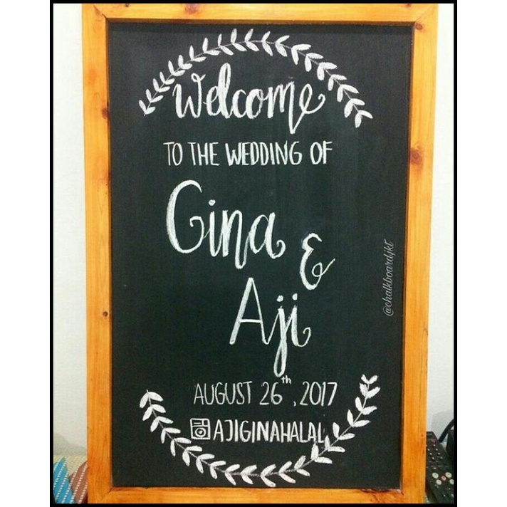 

Heaven | Papan Tulis Kapur 40X60Cm Chalkboard Unik Papan Hitam Blackboard
