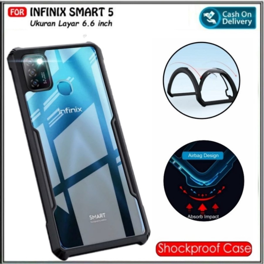 Clear Case Smart 5 - Softcase Shockproof Infinix  Smart 5