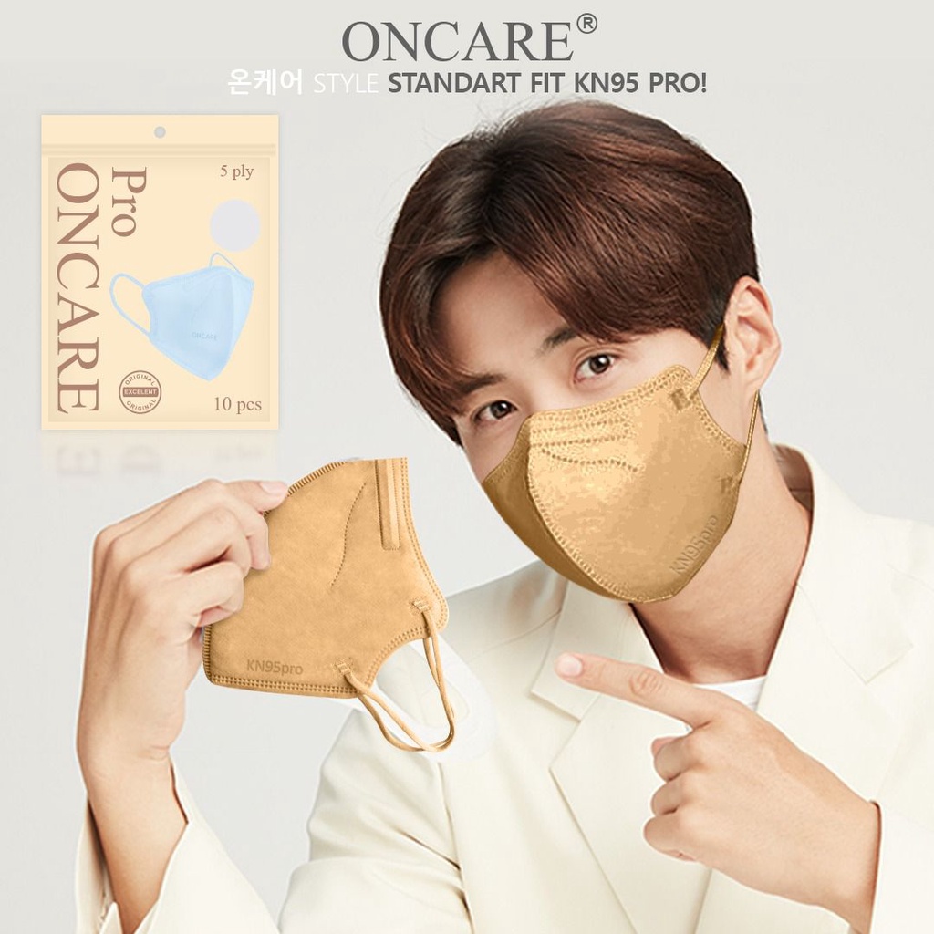 Masker KN95 Pro Oncare Korea 5Ply isi 10Pcs