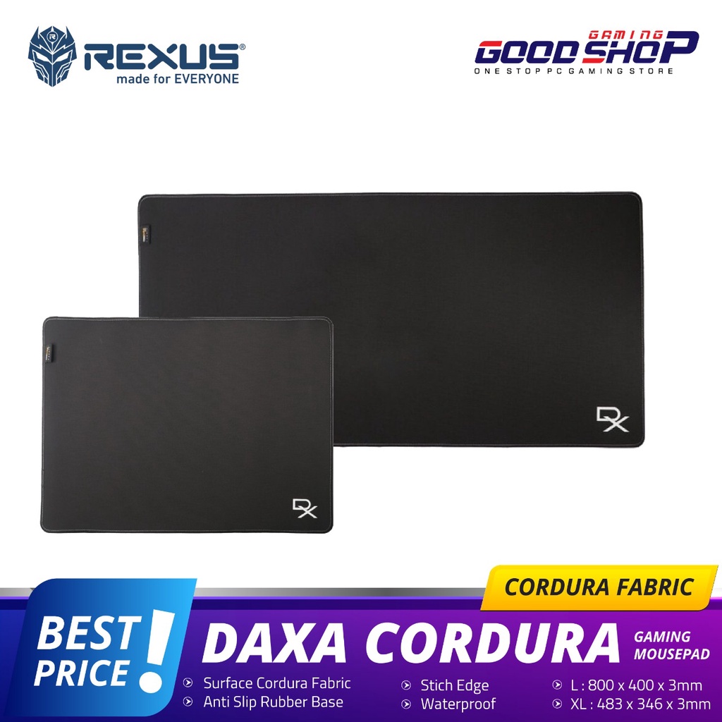 Rexus Daxa Cordura - Gaming Mousepad / Mouse Pad / Mousemat