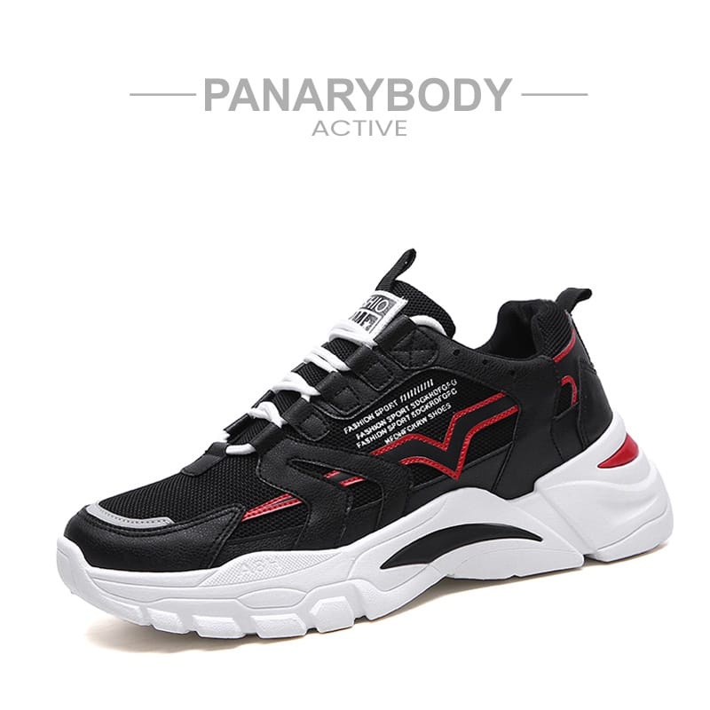 Sneakers Olahraga Pria Panarybody Sepatu Kasual Mesh Breathable Original Low Top Men Sport Shoes