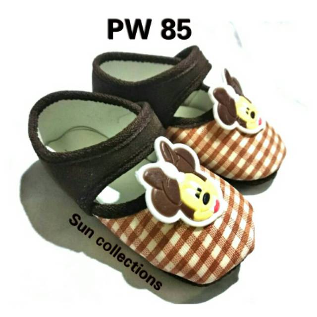 Prewalker Baby / Sepatu Bayi Karakter Motif Lucu 30 Pasang 1 KG