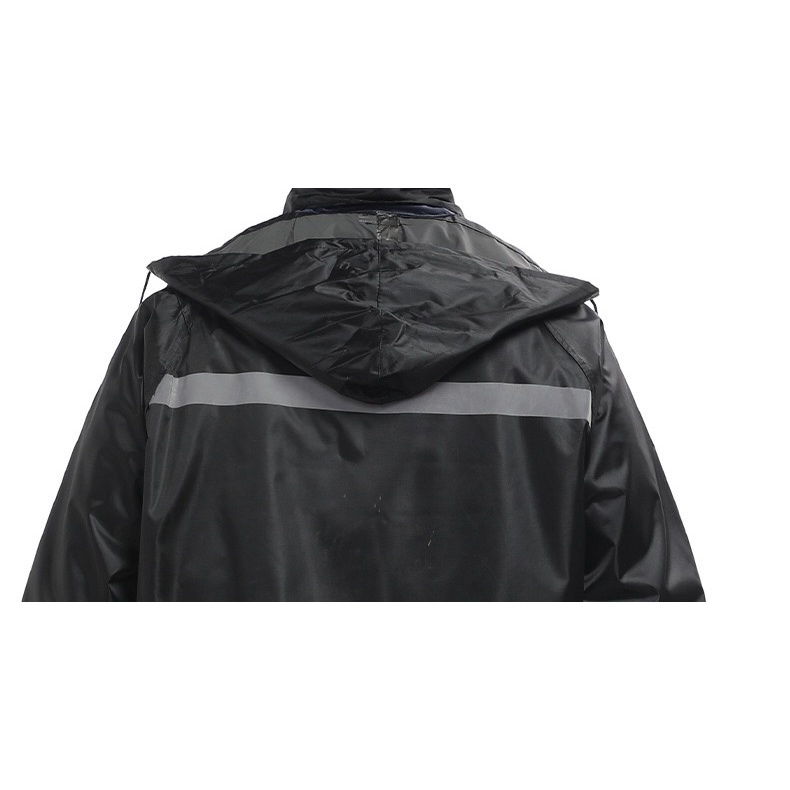 JAS HUJAN JUMBO BIG SIZE XXL TEBAL PRIA DEWASA TOPI MURAH hoodie Set Premium tebal kuat Bahan PVC Nilon Interlining Fabric Raincoat Safety, Mantel Jas Hujan Dewasa Pria Man Tebal